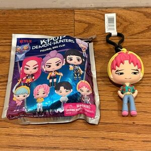 K-Pop Demon Hunters Figural Bag Clip ABBY Blind Bag Keychain Kpop Netflix